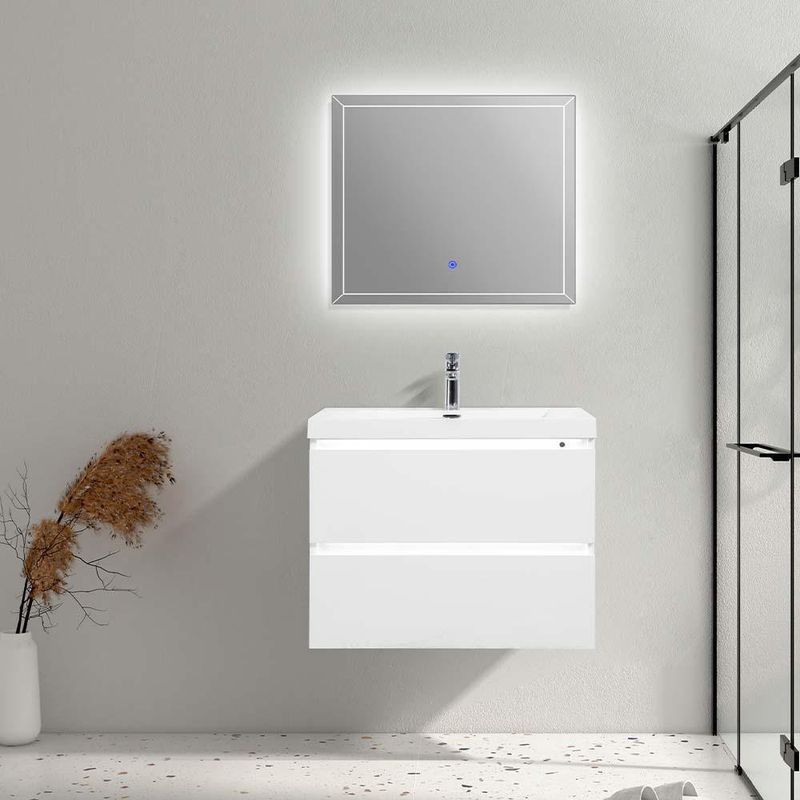 Mueble con Lavamanos Empotrable Selene Blanco 74.20X47.40X50 Cm