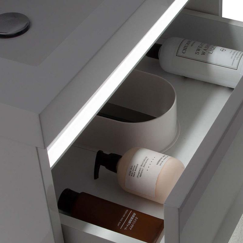 Mueble con Lavamanos Empotrable Selene Blanco 74.20X47.40X50 Cm