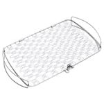 Canasta para Asar en Parilla Acero Inoxidable 18 X 11 Plg
