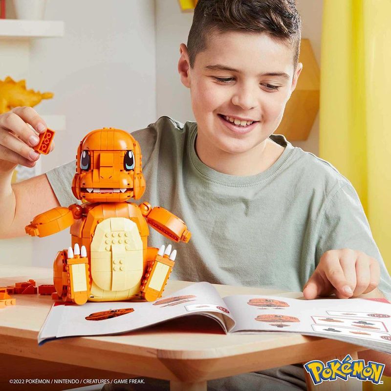 Set de Construcción Charmander Jumbo Mega Pokémon 750 Pzas