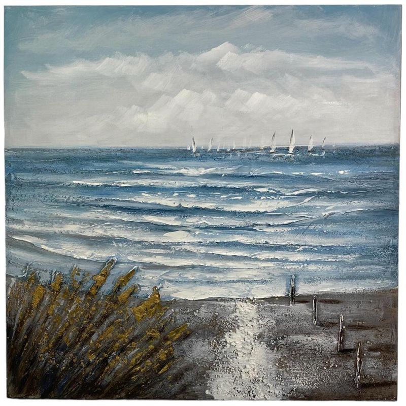 Cuadro Decorativo Paisaje 100x3x100 Cm