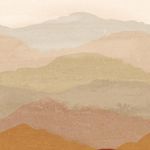 Papel Tapiz Panorámico Jura Terracota
