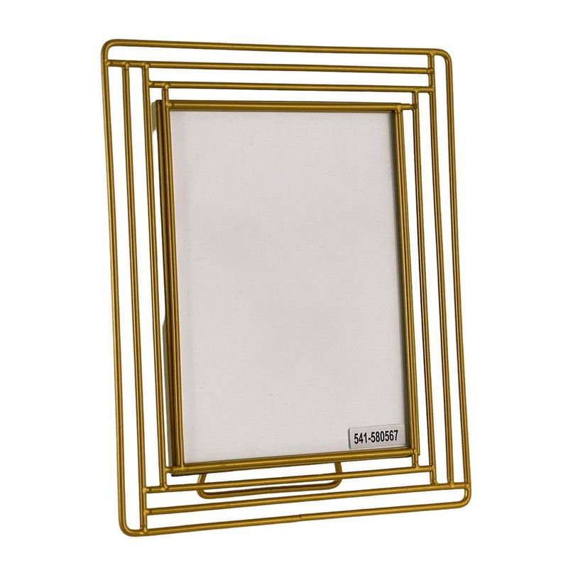 Marco de Fotos Metálico Dorado 18.5X2.1X23.7 Cm