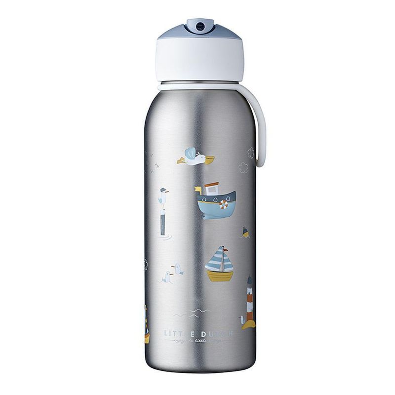 Botella Insulada con Pajilla 12 Oz  Barcos