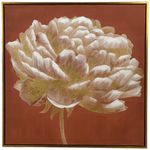 Cuadro Decorativo Peonia Beige