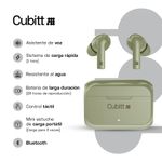 Audífonos Inalámbricos Verde - Cubitt