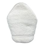 Toalla con capucha blanca