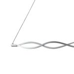 Lámpara LED Colgante Diseño Aros Satinado