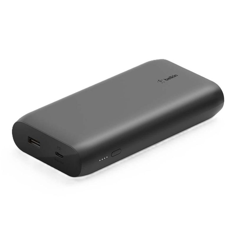 Batería Externa USB-C Negra 20000 mAh