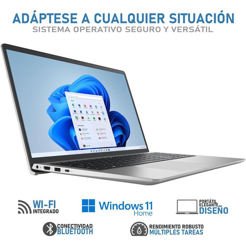 Laptop Dell Inspiron 3535 R5-7520U Plateada