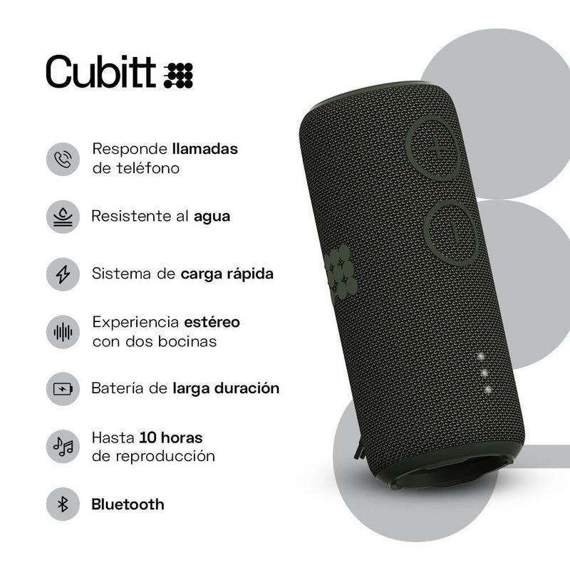 Bocina Portátil Power Plus Verde