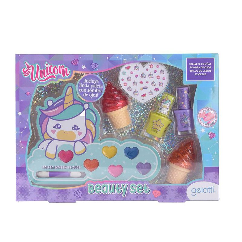 Gelatti ND esmalte + sombra + gloss Unicornio