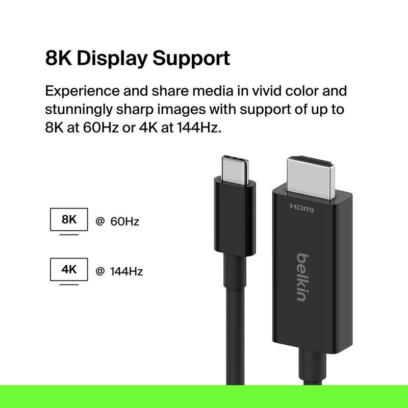 Cable Adaptador de USB-C a HDMI 2 M