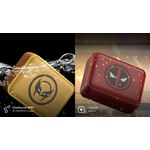 Set de 2 Bocinas Pórtatiles Diseño de Deadpool y Wolverine