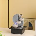 Fuente Jarras Marfil con Luz Led