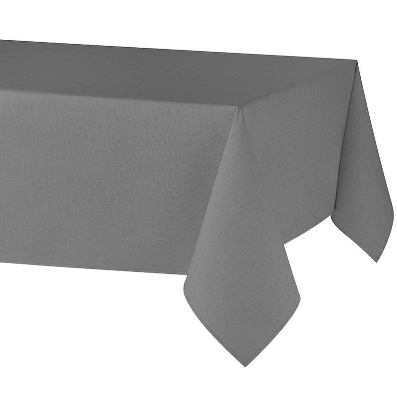 Mantel Rectangular Resinado Gris Oscuro