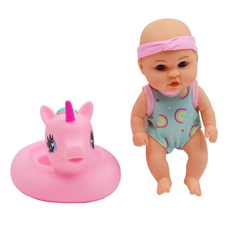 Muñeca 7 Plg Para Baño Con Flotador Estilos Surtidos