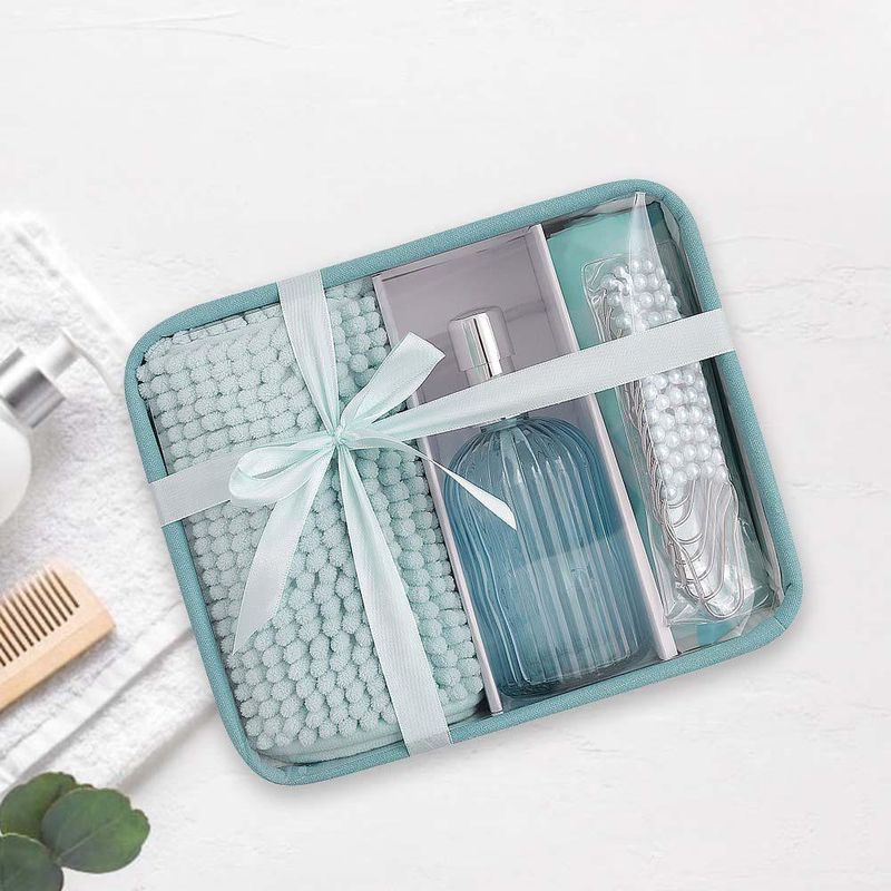 Set de Accesorios para Baño Celestes 16 Pzas