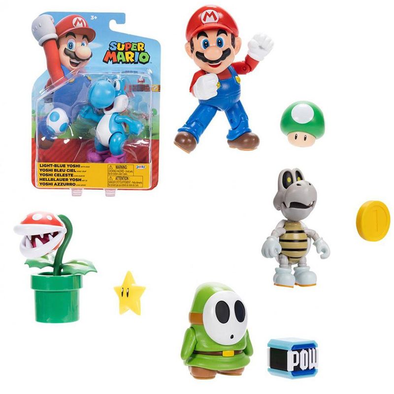 Figura de Acción Super Mario 4 Plg