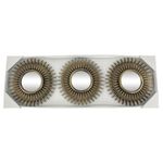 Set de 3 Espejos Decorativos Bronce