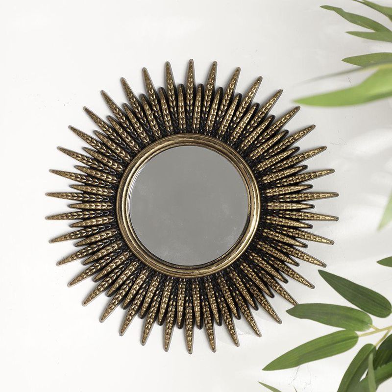 Set de 3 Espejos Decorativos Bronce
