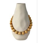 Florero Decorativo de Cerámica Blanco