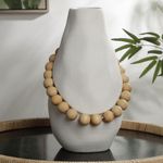 Florero Decorativo de Cerámica Blanco