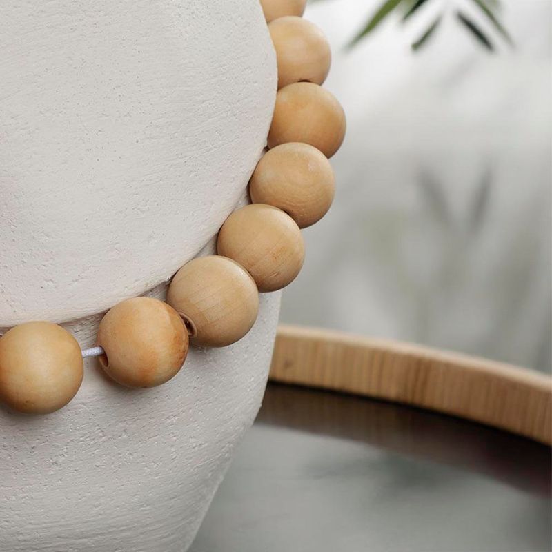 Florero Decorativo de Cerámica Blanco