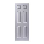Puerta HDF 6 Tableros Acabado Blanco - Varios Tamaños