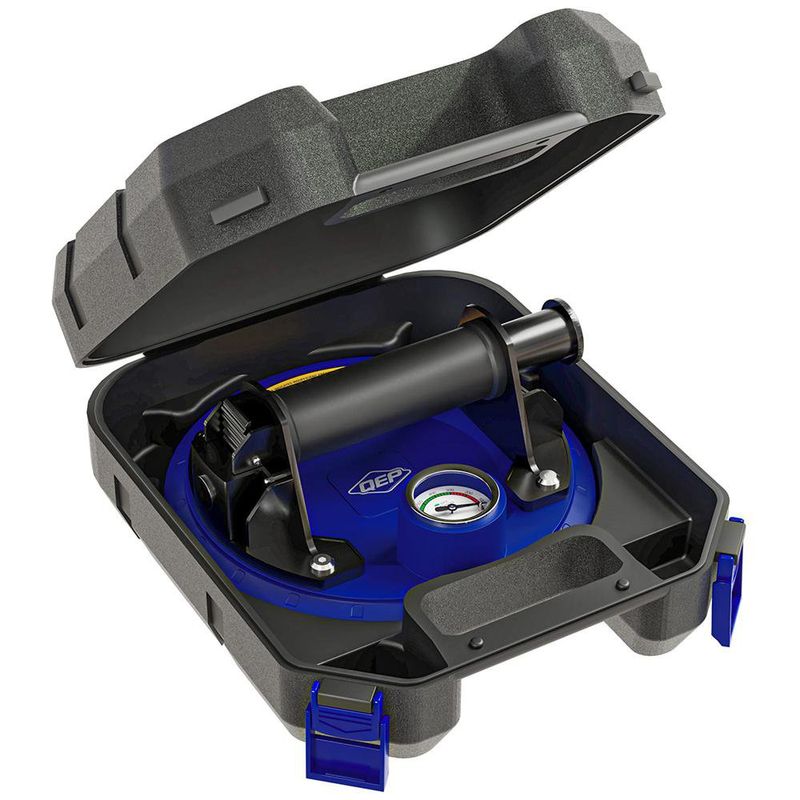 Ventosa con Indicador de Seguridad Azul 8 Plg