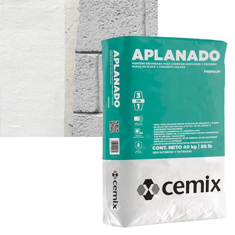 Aplanado Blanco 40 Kg