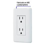 Tomacorriente Doble Basic Blanco - Volteck