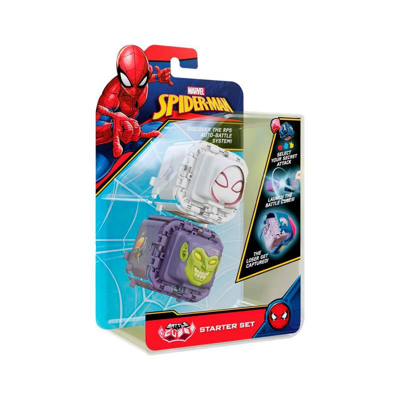 Set de Batalla Battle Cubes Spider-Man Vs Venom Diseños Surtidos