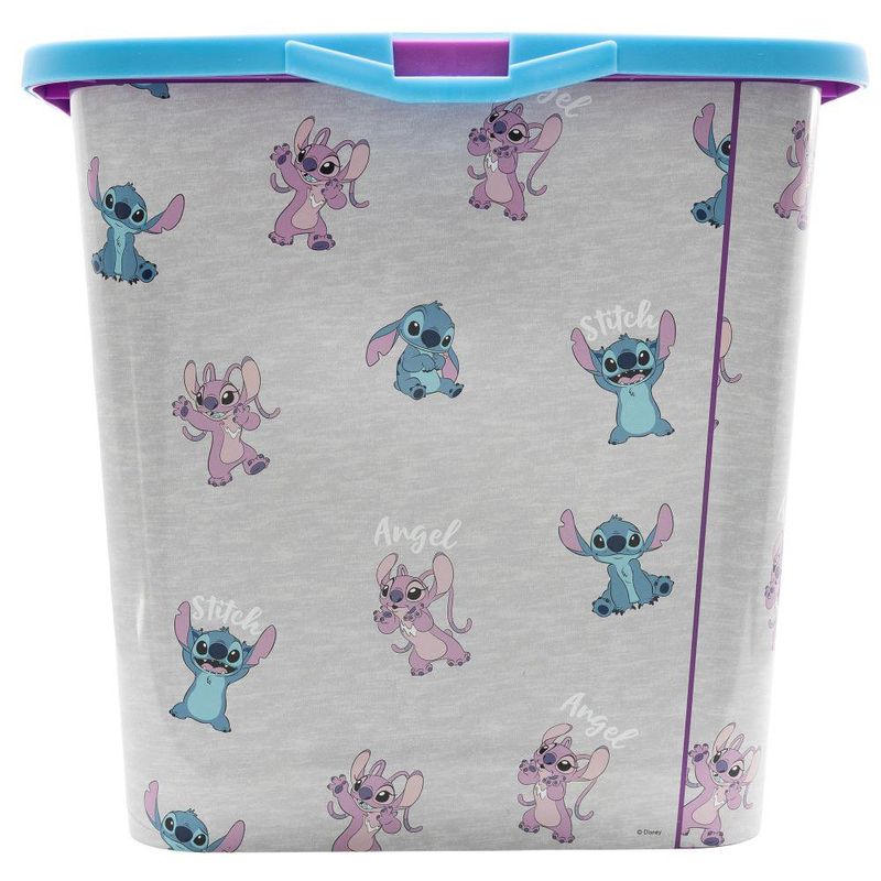 Caja de Almacenamiento Click Diseño Stitch y Angel 23 L