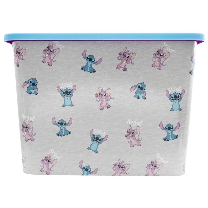 Caja de Almacenamiento Click Diseño Stitch y Angel 23 L