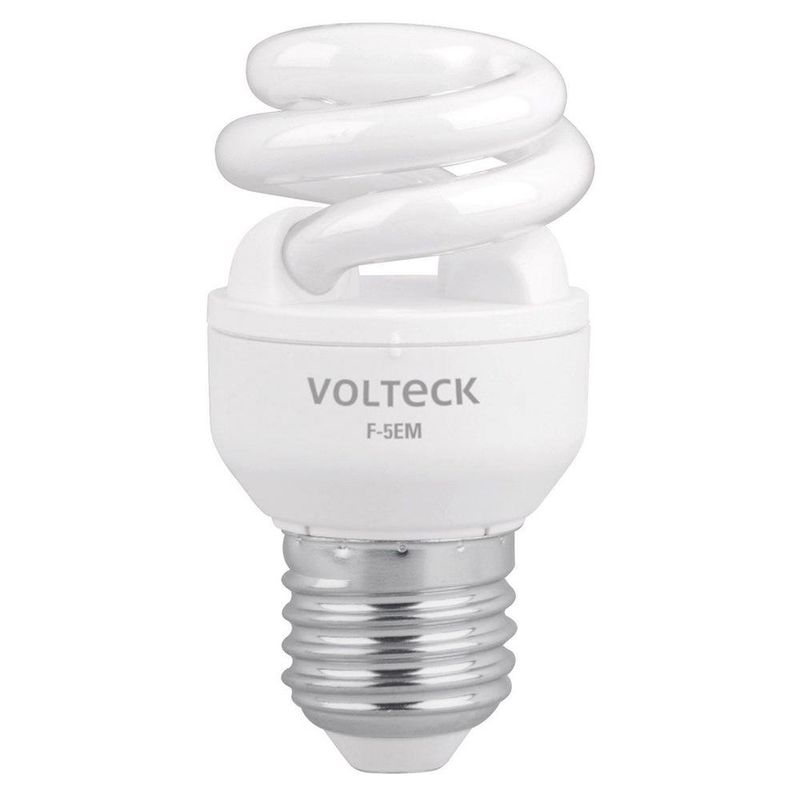 Bombilla Cfl 5 W - Volteck Varios Colores