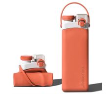 Botella de Silicona Plegable Naranja