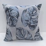Set de Cortina + Funda para Cojín Azul