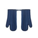 Set de Guantes, Toalla y Agarrados de Cocina Azul
