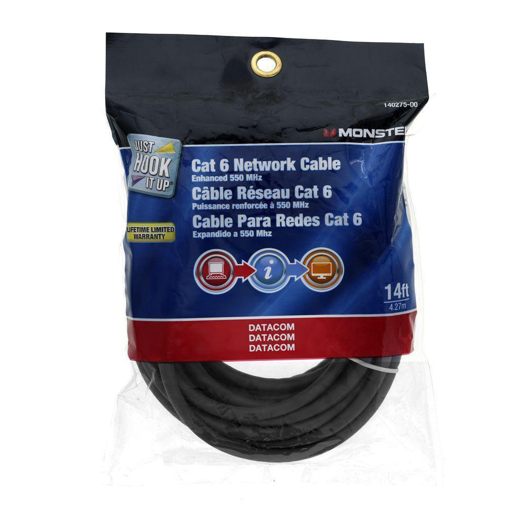 Cable Coaxial RG-6 Negro Ekoline (Rollo 100 mts) 