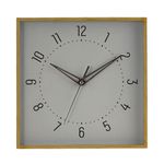 Reloj de Pared Cuadrado Decorativo 28.4x4x28.4 Cm