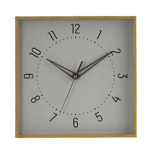 Reloj de Pared Cuadrado Decorativo 28.4x4x28.4 Cm