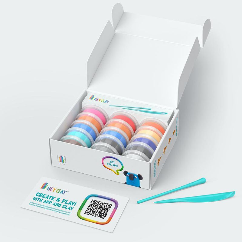 Set de 15 Latas de Arcilla Animales