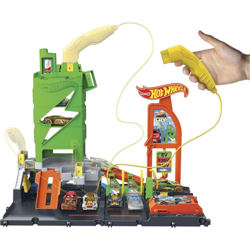 Pista Hot Wheels City Súper Estación de Gasolina