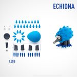 Set de 15 Latas de Arcilla Animales