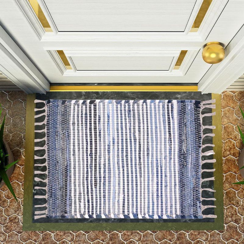 Alfombra para Pie de Cama Diseño Denim