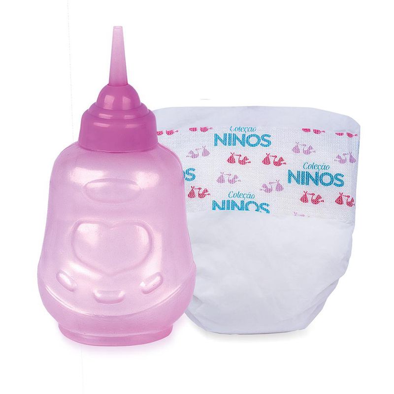 Muñeca Amor de Bebé con Biberón y Pañal