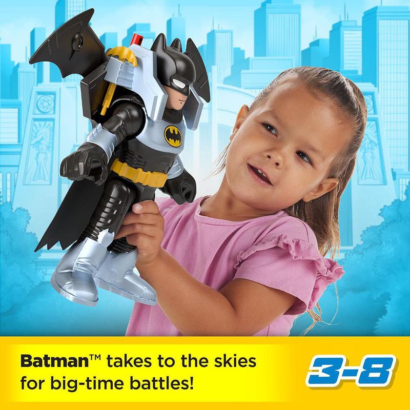 Figura Imaginext Batman XL con Batglider