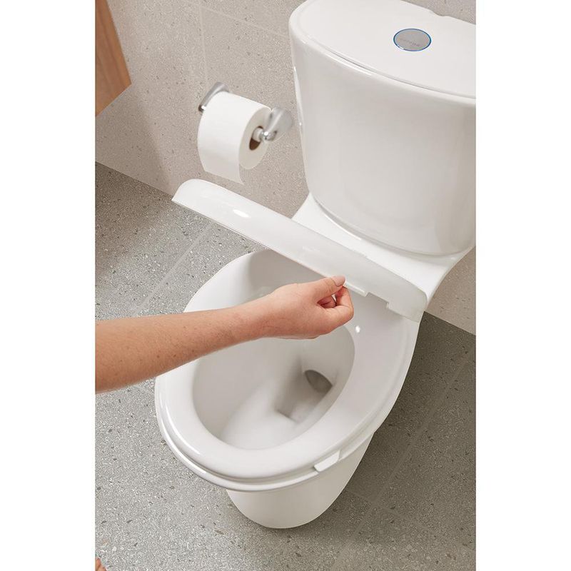 Sanitario de Dos Piezas Aluvia Elongado Blanco