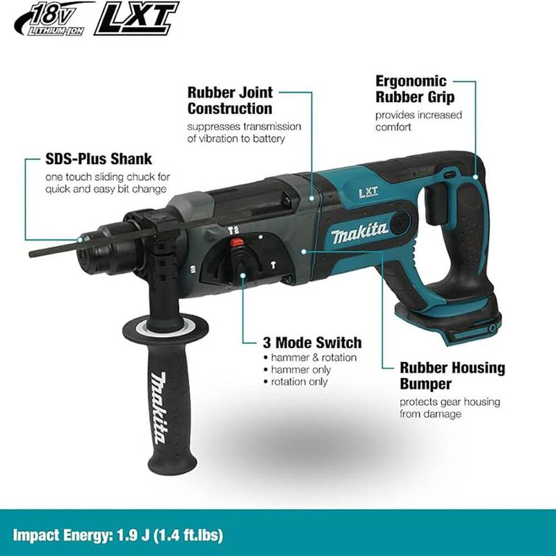 Rotomartillo Inalámbrico SDS Plus 18 V